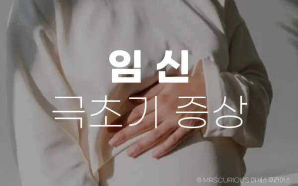 임신 극초기 증상 17가지 그리고 변화