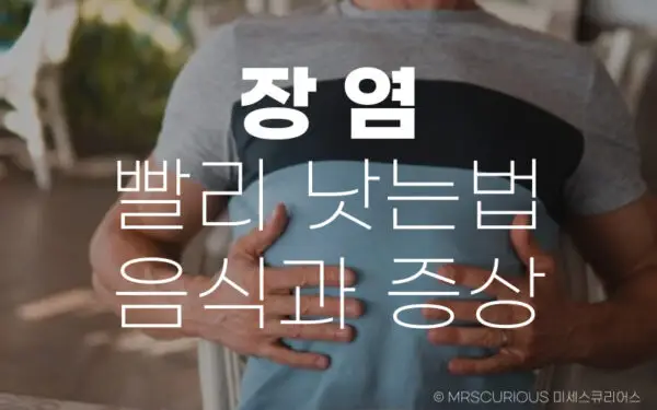 장염 빨리 낫는 법 먹어도 되는 음식 증상