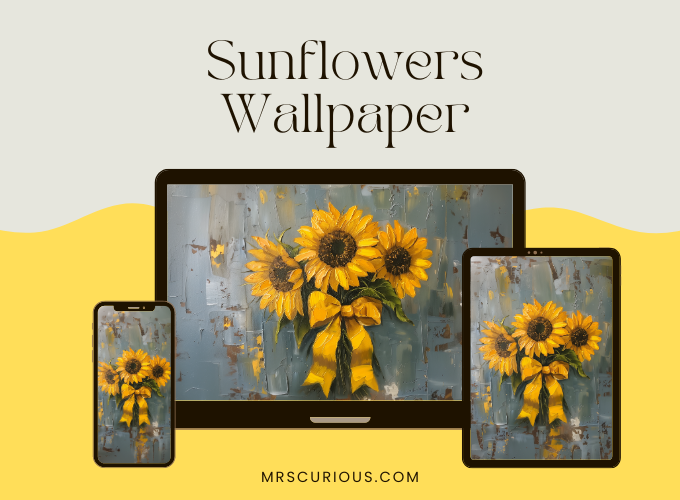 돈들어오는 배경화면 해바라기 그림 (2)