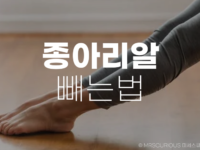 종아리알빼는법