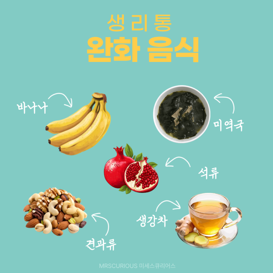 생리통 심할때 생리통 줄이는법 생리통 화 음식 총정리
